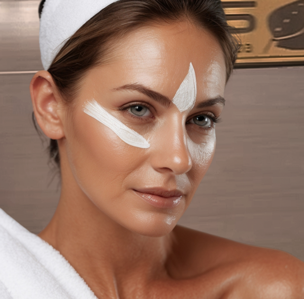 una mujer madura tomando Servicios de Estética y Spa en Girardot